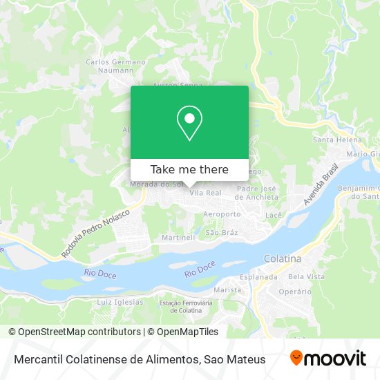 Mercantil Colatinense de Alimentos map