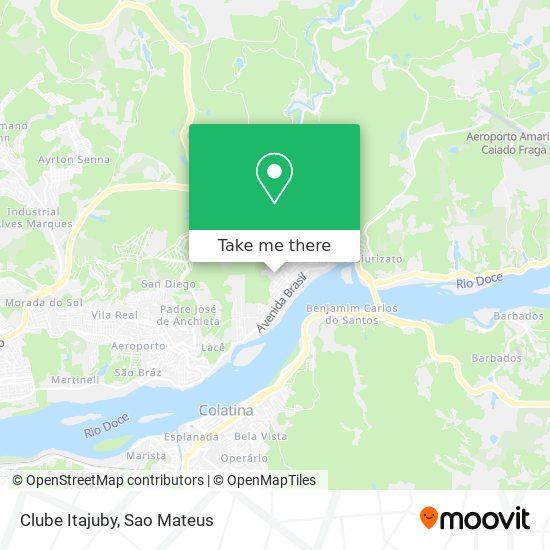 Clube Itajuby map