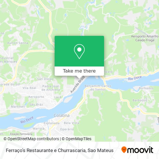 Mapa Ferraço's Restaurante e Churrascaria
