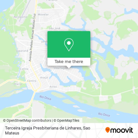 Terceira Igreja Presbiteriana de Linhares map