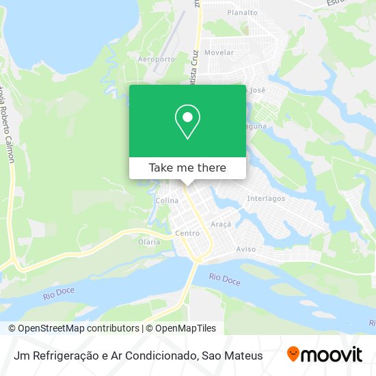 Mapa Jm Refrigeração e Ar Condicionado