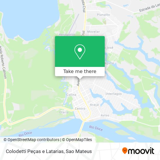 Colodetti Peças e Latarias map