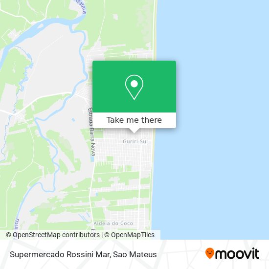 Mapa Supermercado Rossini Mar