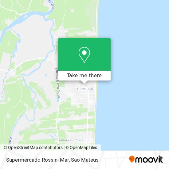 Supermercado Rossini Mar map