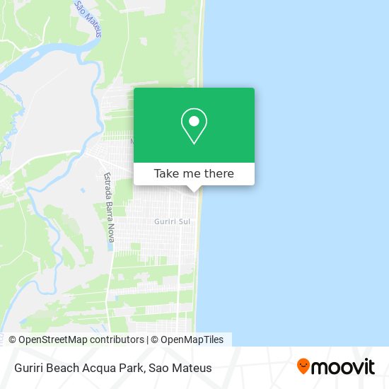 Guriri Beach Acqua Park map