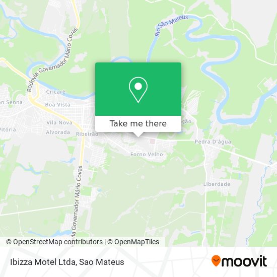 Mapa Ibizza Motel Ltda