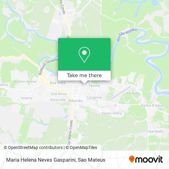 Maria Helena Neves Gasparini map