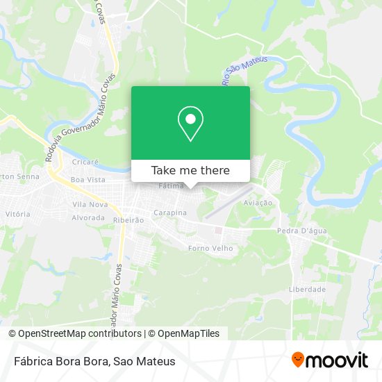 Fábrica Bora Bora map