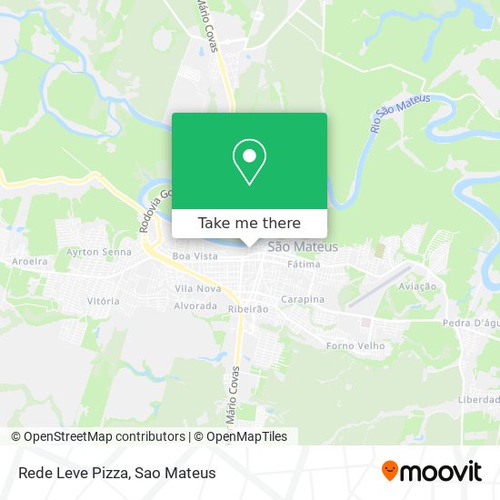 Rede Leve Pizza map