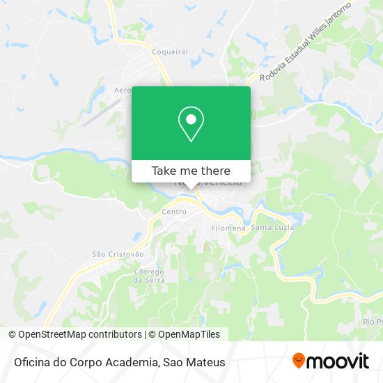 Oficina do Corpo Academia map