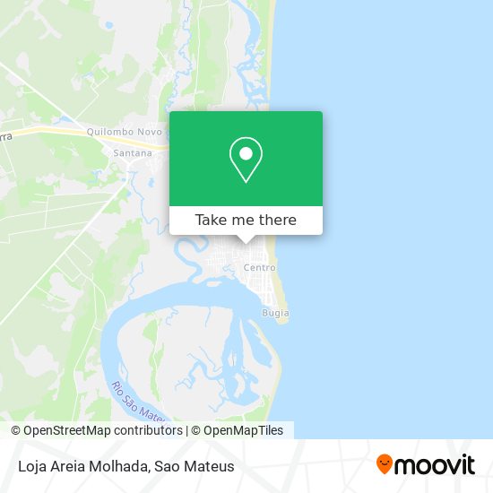 Loja Areia Molhada map