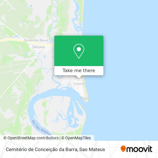 Mapa Cemitério de Conceição da Barra