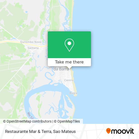 Mapa Restaurante Mar & Terra