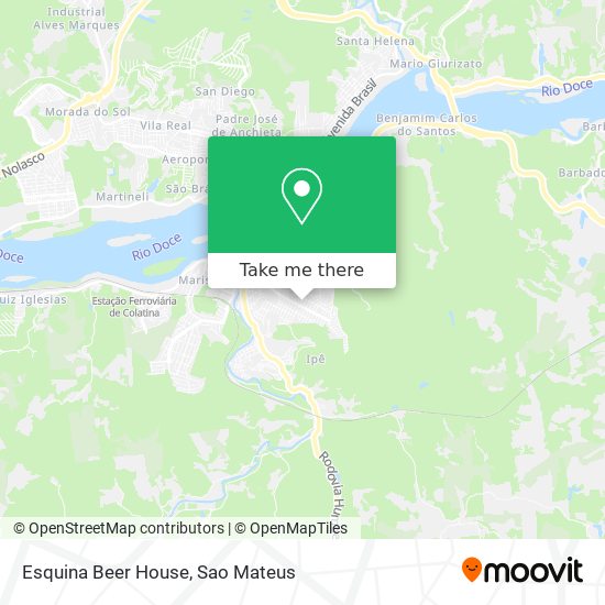 Esquina Beer House map