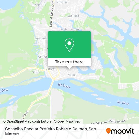 Conselho Escolar Prefeito Roberto Calmon map