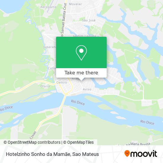 Hotelzinho Sonho da Mamãe map