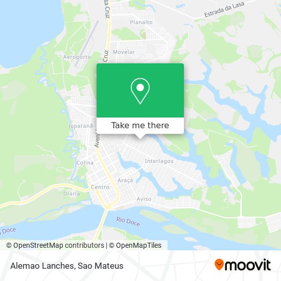 Alemao Lanches map