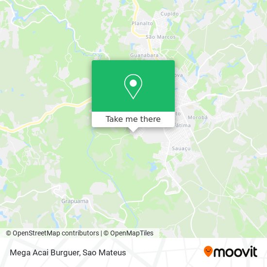 Mega Acai Burguer map