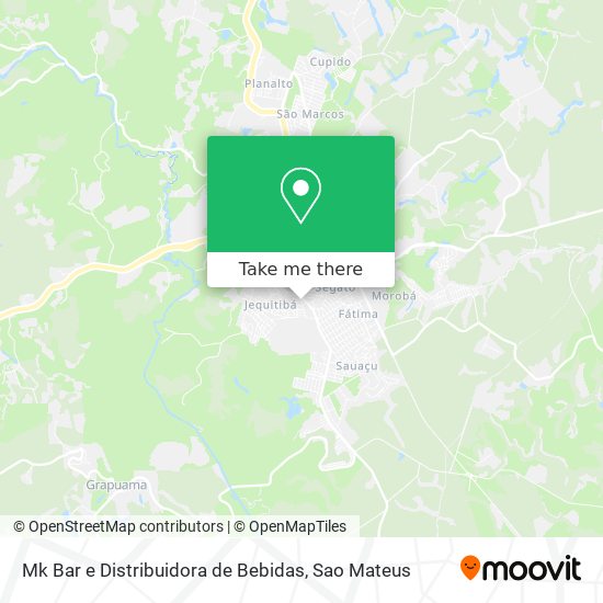 Mk Bar e Distribuidora de Bebidas map