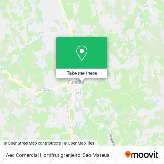 Aec Comercial Hortifrutigranjeiro map