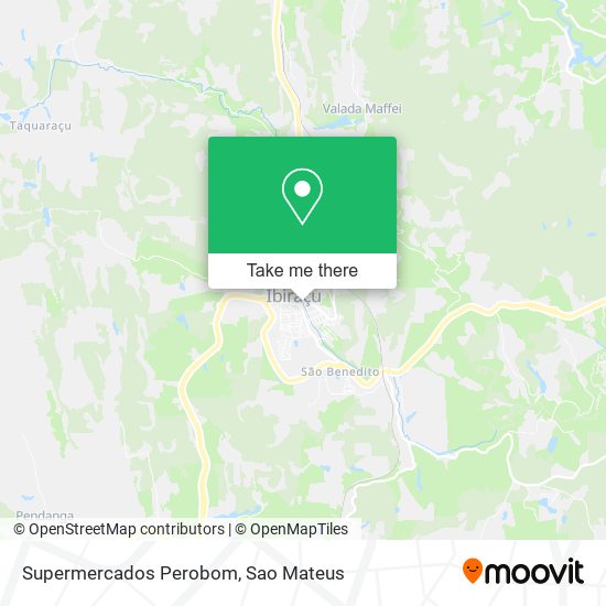 Mapa Supermercados Perobom