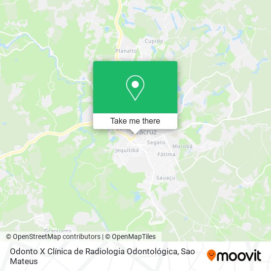 Mapa Odonto X Clínica de Radiologia Odontológica