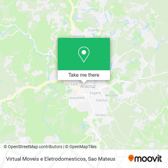 Mapa Virtual Moveis e Eletrodomesticos