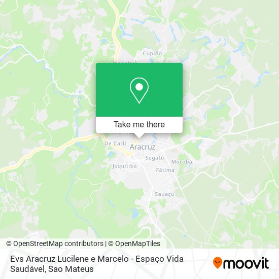 Evs Aracruz Lucilene e Marcelo - Espaço Vida Saudável map