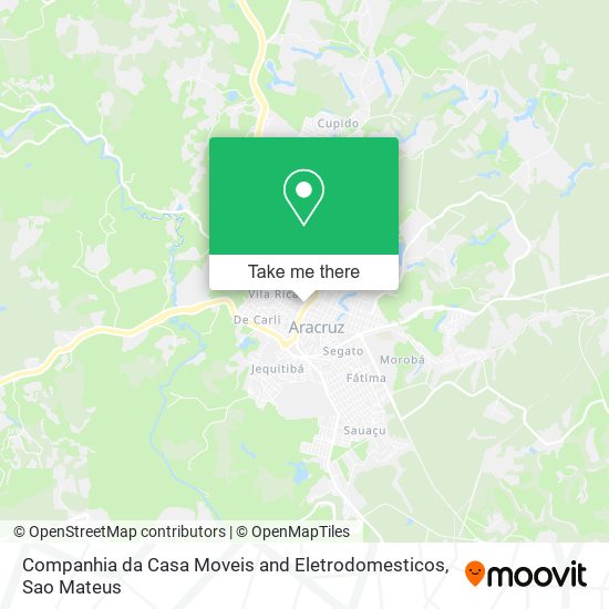 Companhia da Casa Moveis and Eletrodomesticos map