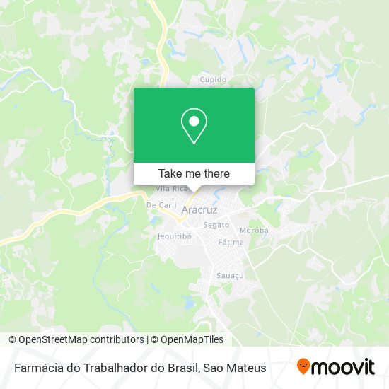 Farmácia do Trabalhador do Brasil map