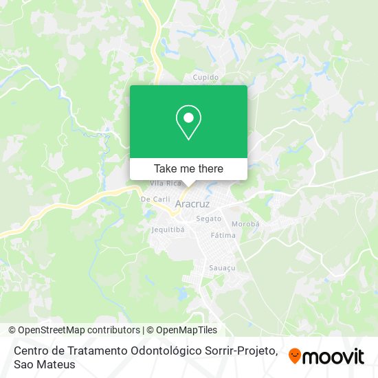 Centro de Tratamento Odontológico Sorrir-Projeto map