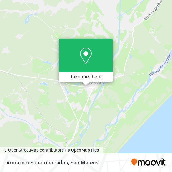 Armazem Supermercados map