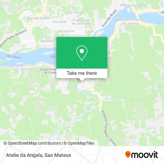 Atelie da Angela map