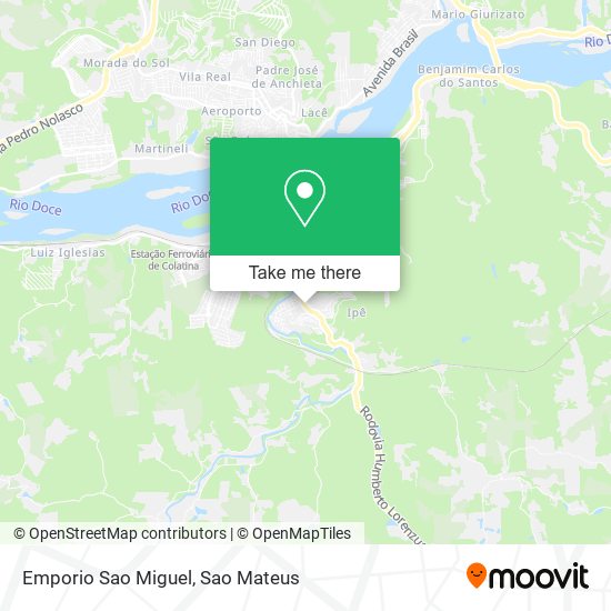 Mapa Emporio Sao Miguel