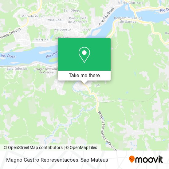 Magno Castro Representacoes map