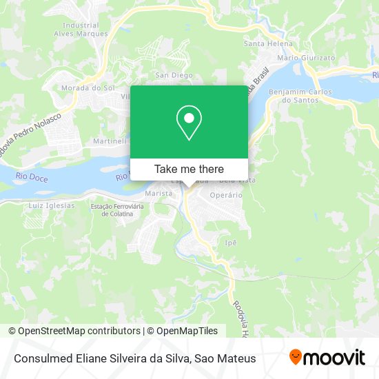 Consulmed Eliane Silveira da Silva map