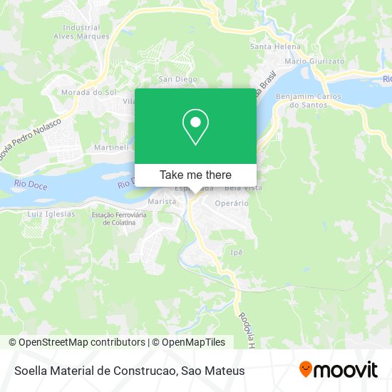Soella Material de Construcao map