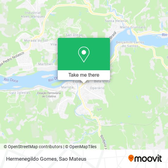 Hermenegildo Gomes map