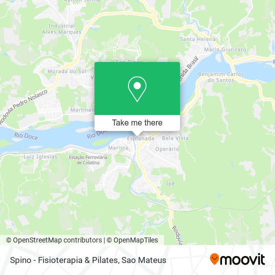 Spino - Fisioterapia & Pilates map