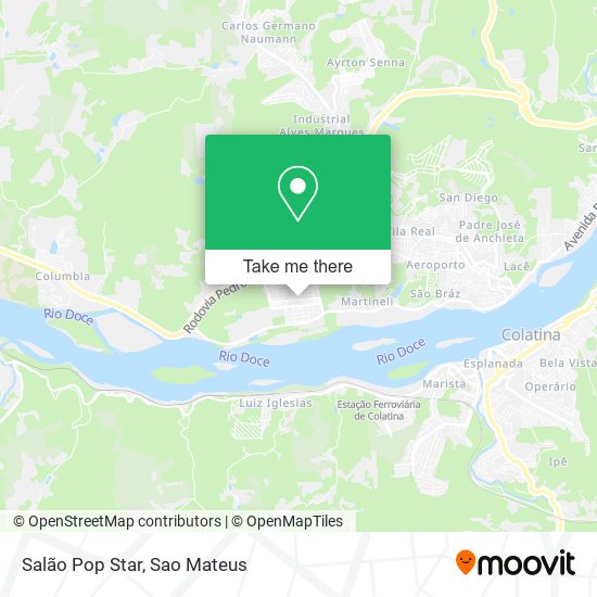 Salão Pop Star map