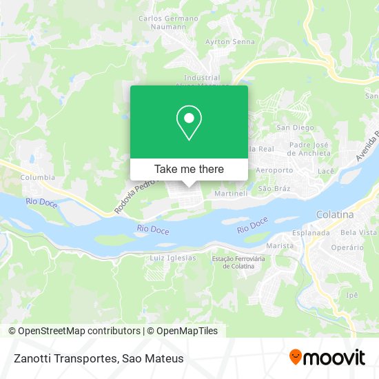 Zanotti Transportes map