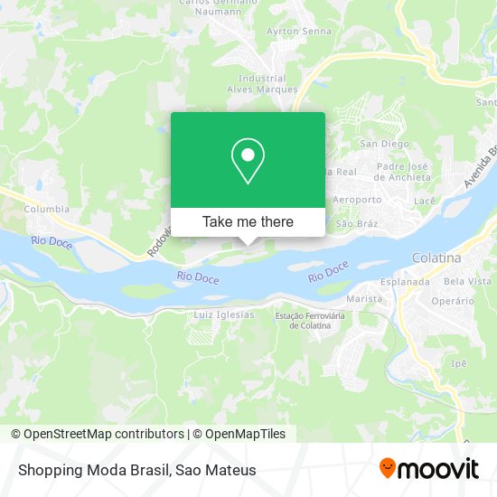 Mapa Shopping Moda Brasil