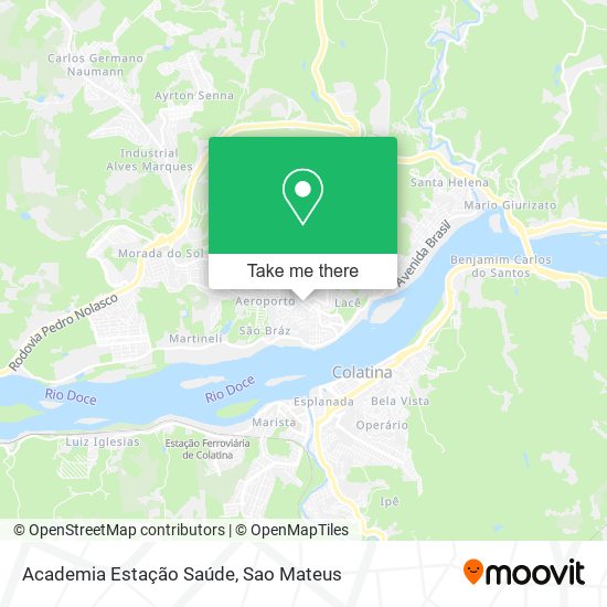 Academia Estação Saúde map