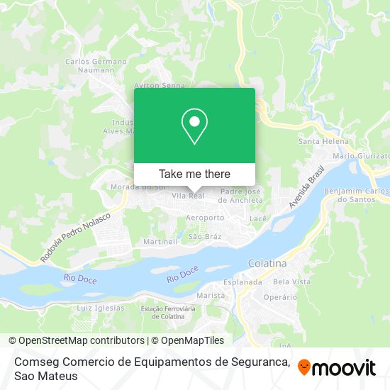 Comseg Comercio de Equipamentos de Seguranca map
