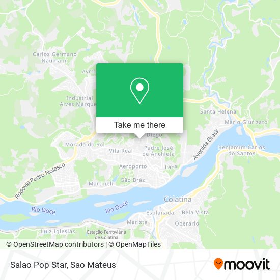 Mapa Salao Pop Star