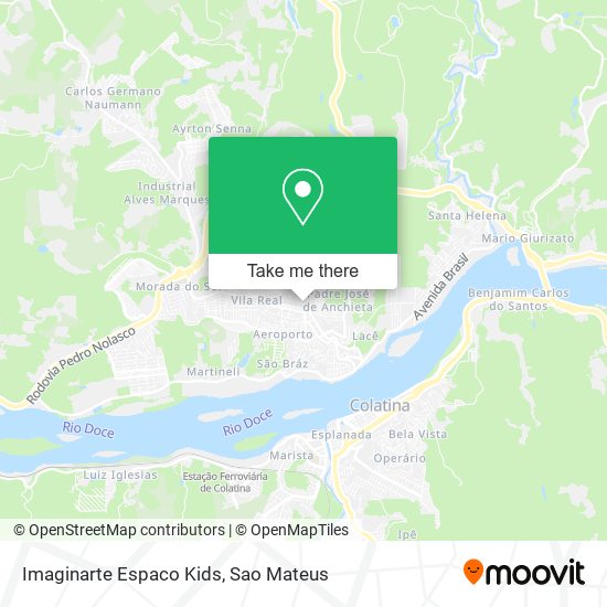 Imaginarte Espaco Kids map