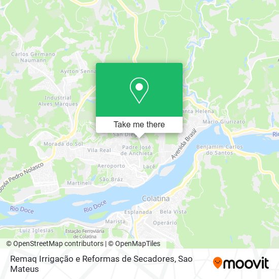 Remaq Irrigação e Reformas de Secadores map