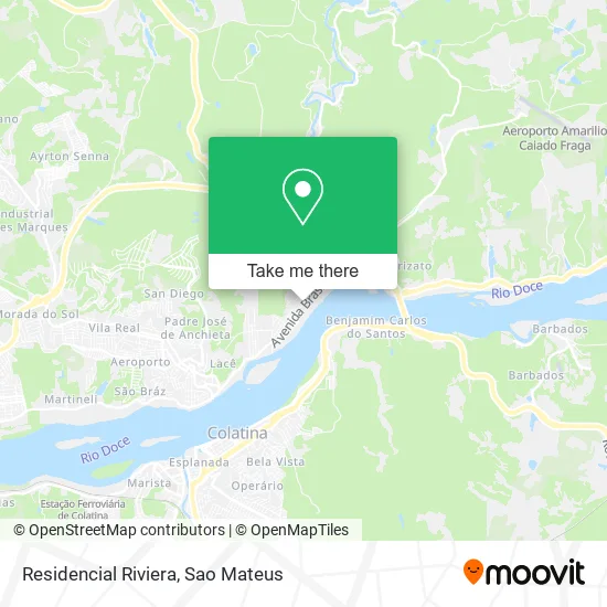 Residencial Riviera map