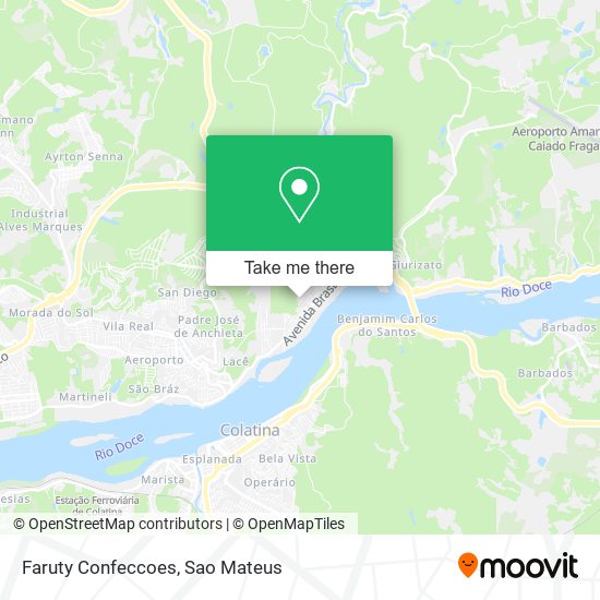 Faruty Confeccoes map