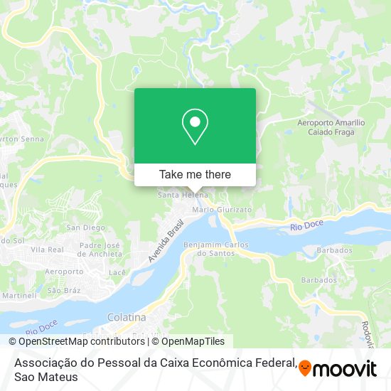 Associação do Pessoal da Caixa Econômica Federal map